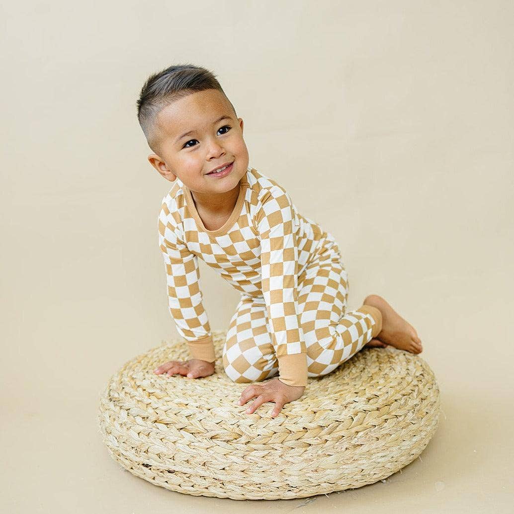 Golden Coast Check 2pc Pajama