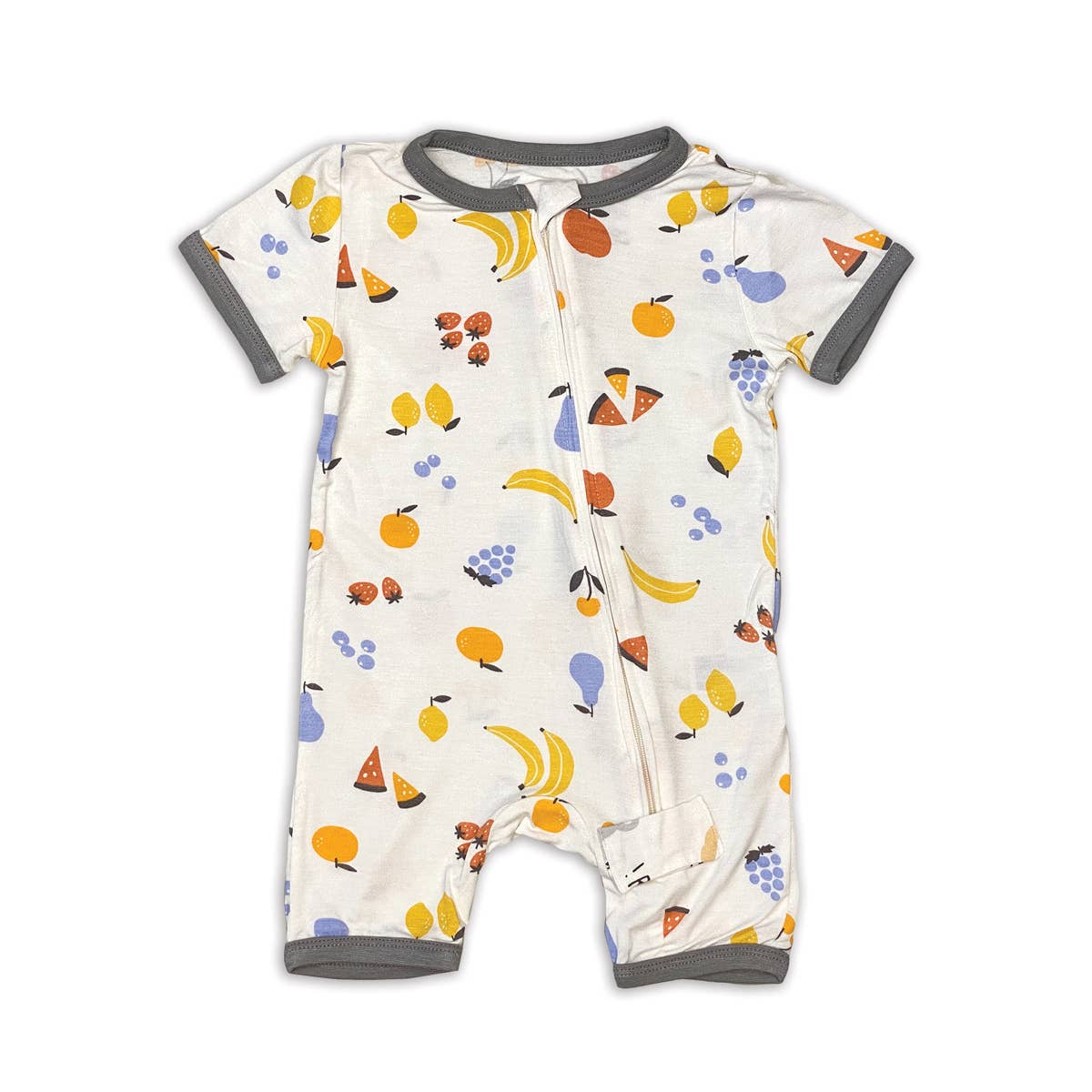 Bamboo Short Sleeve Zippy Romper