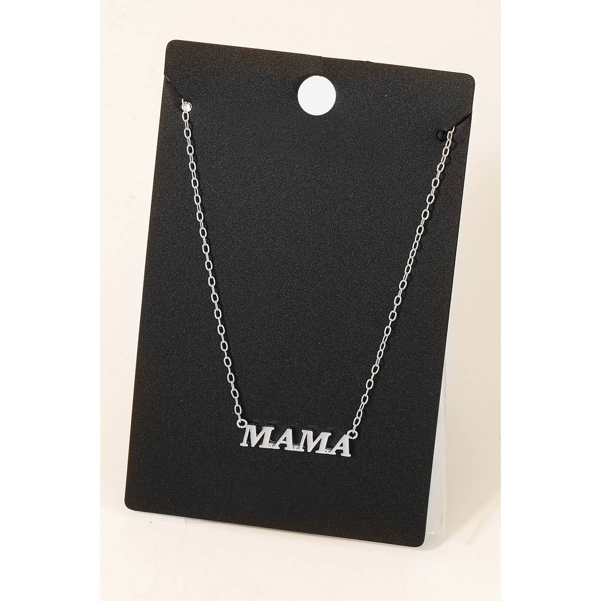 Dipped Mama Pendant Necklace