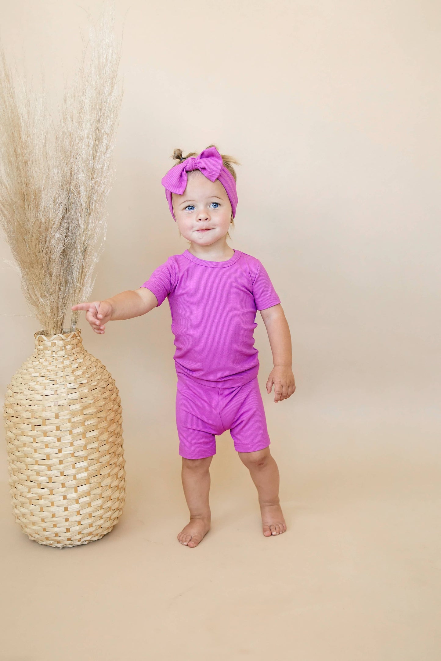 Solid Ribbed Bamboo 2pc Pajamas