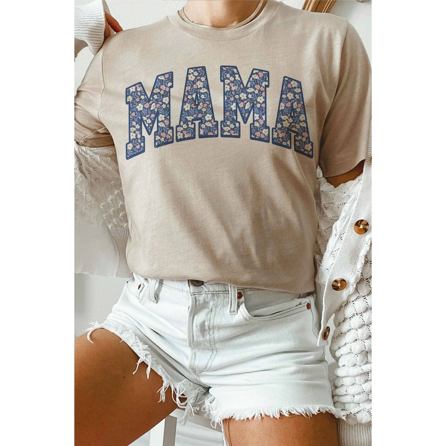 FLORAL MAMA Graphic Tee