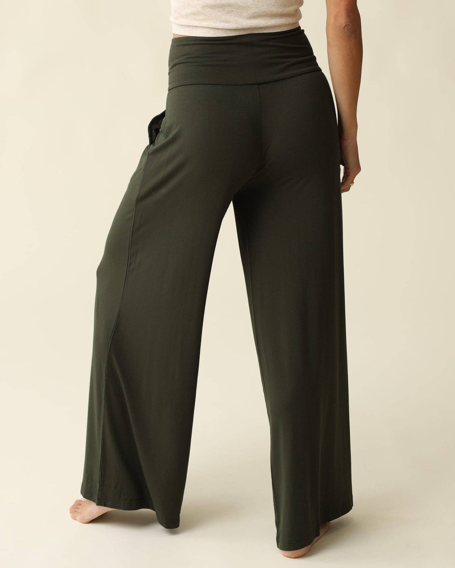 Bamboo Wide Leg Maternity & Postpartum Lounge Pant