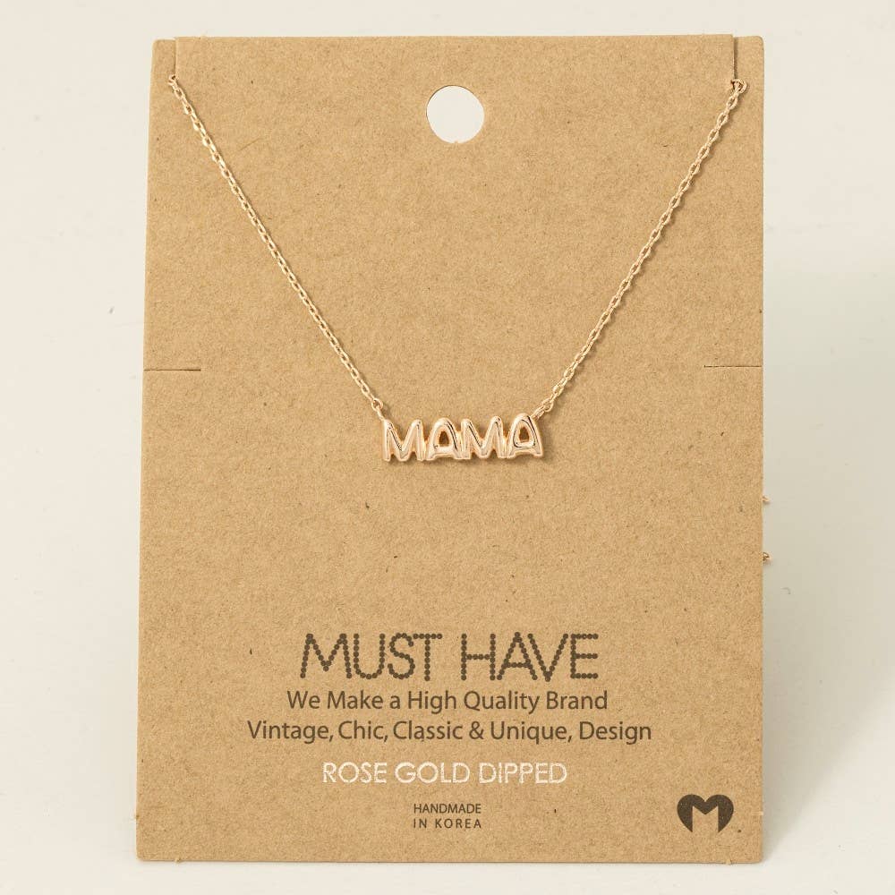 Bubble Mama Pendant Necklace