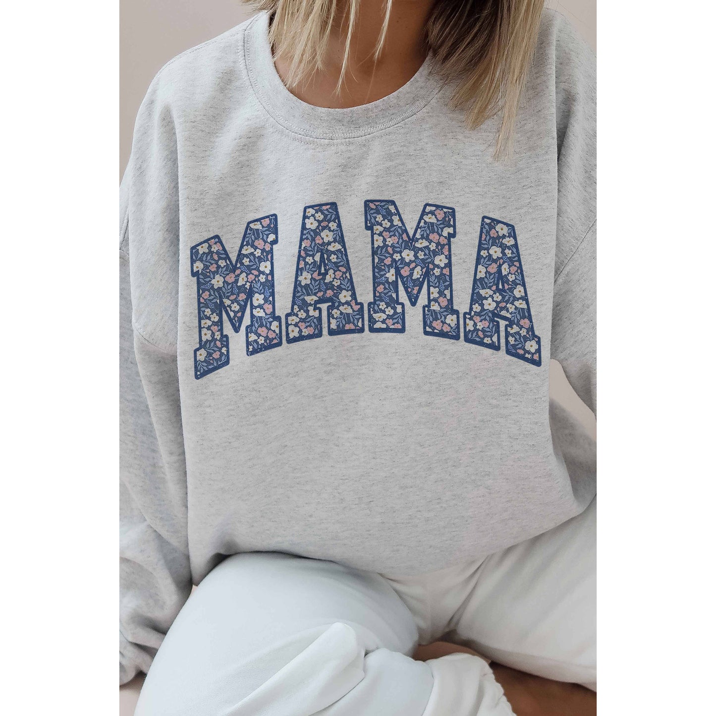 FLORAL MAMA Graphic Sweatshirt