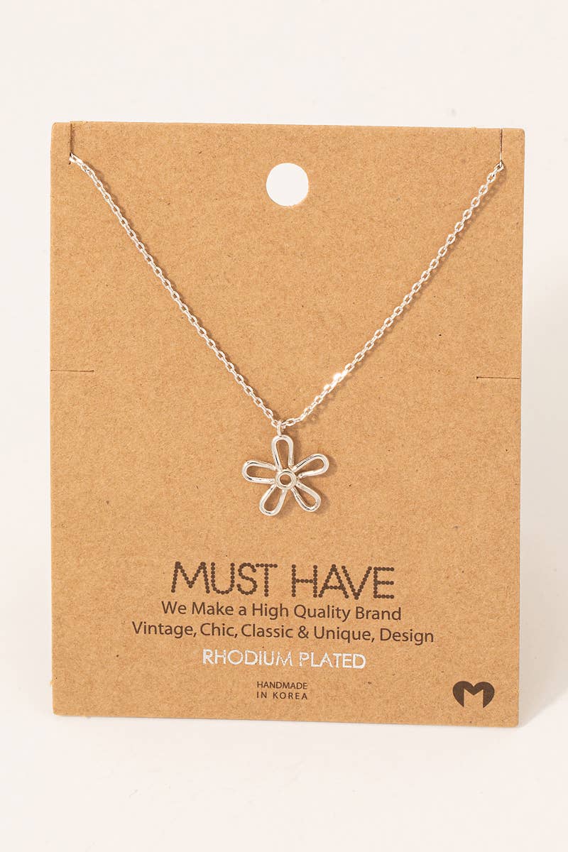 Flower Pendant Necklace