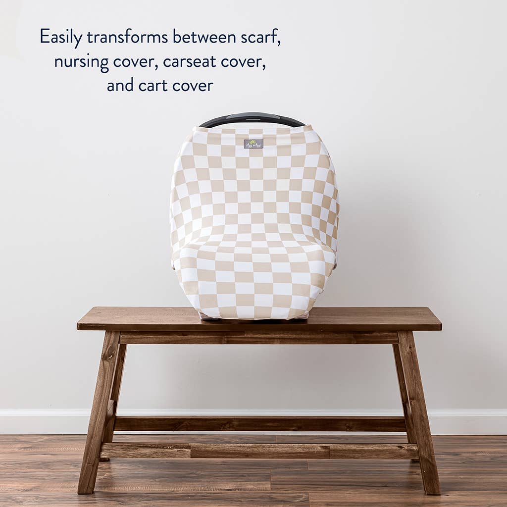 Taupe Checkerboard Mom Boss™