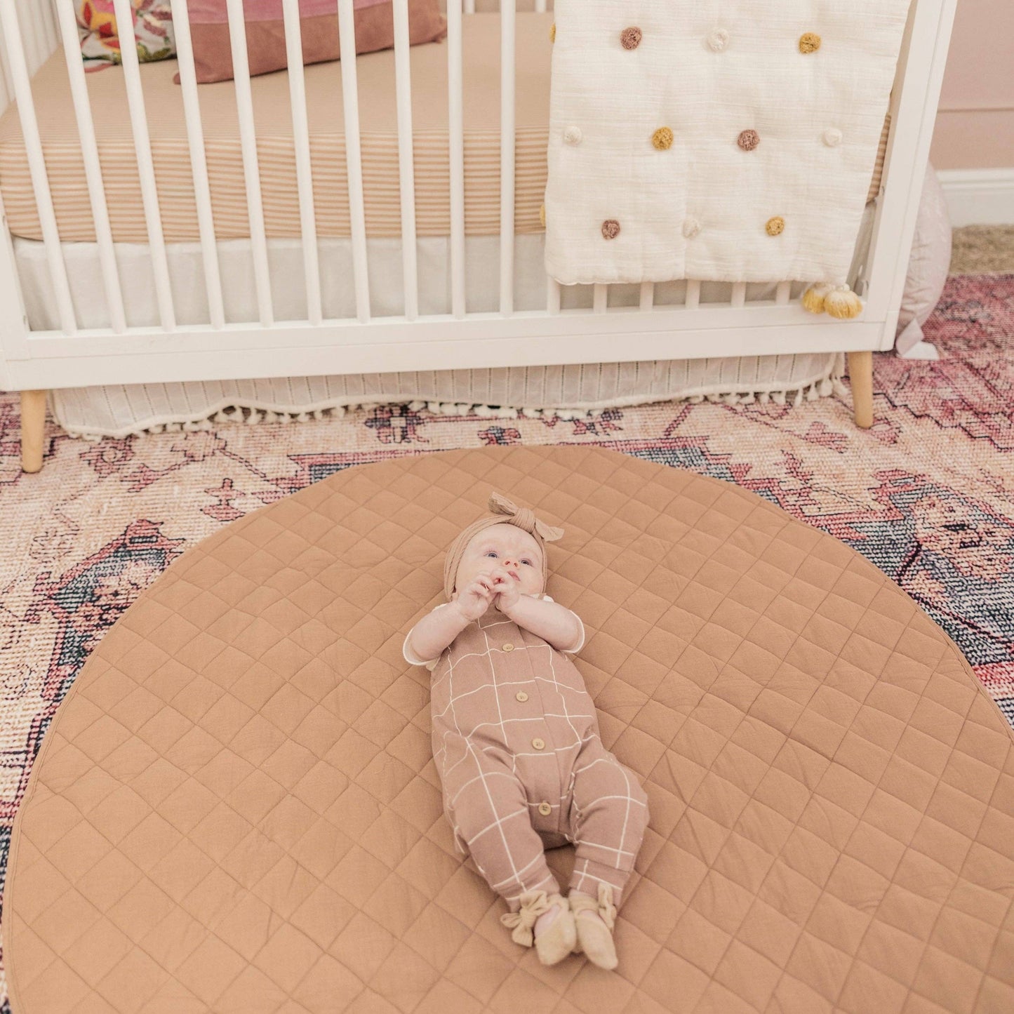Quilted Round Play Mat