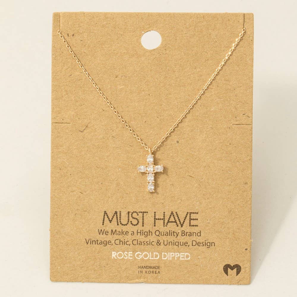 Cross Pendant Necklace