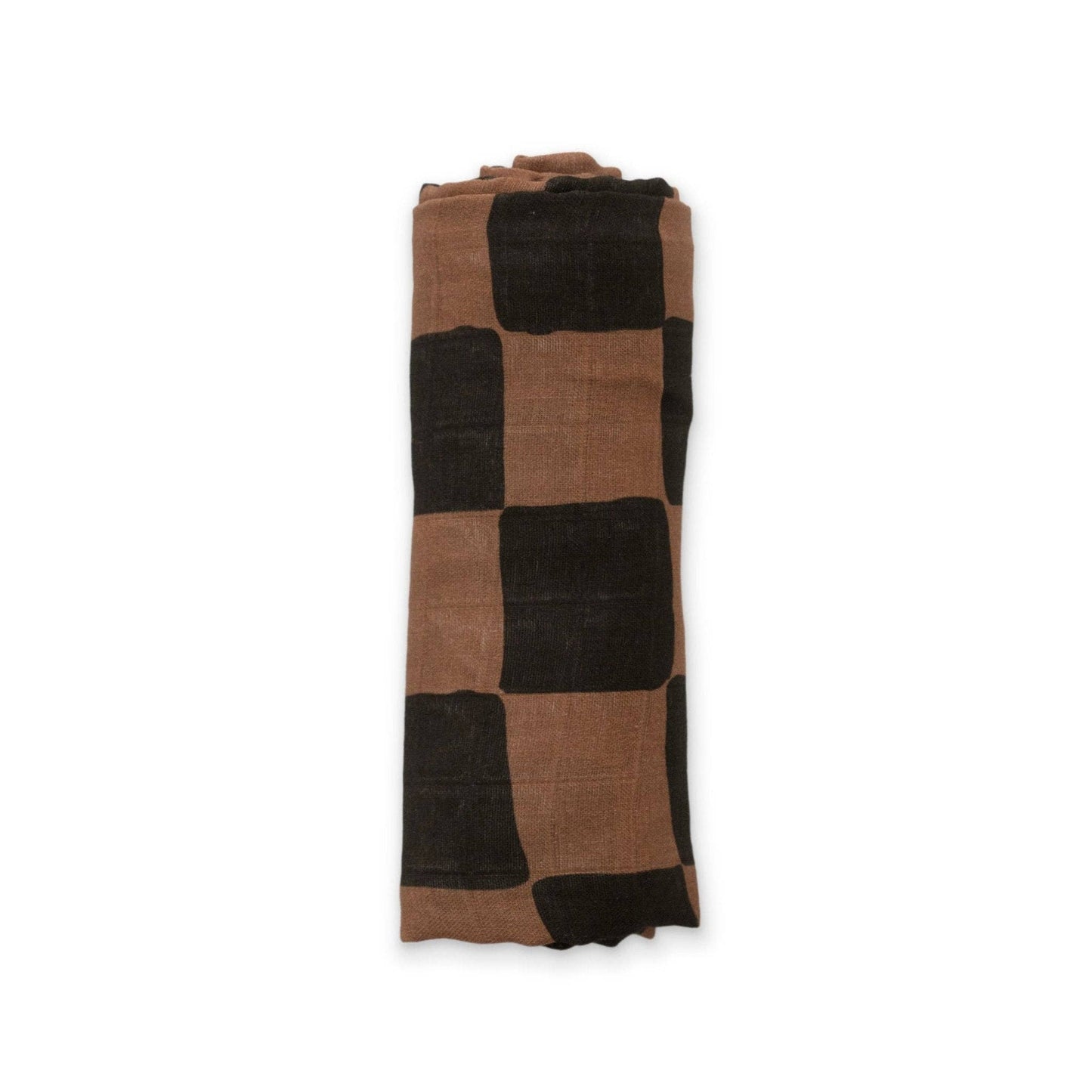 Ink & Earth Checkerboard Muslin Swaddle Blanket