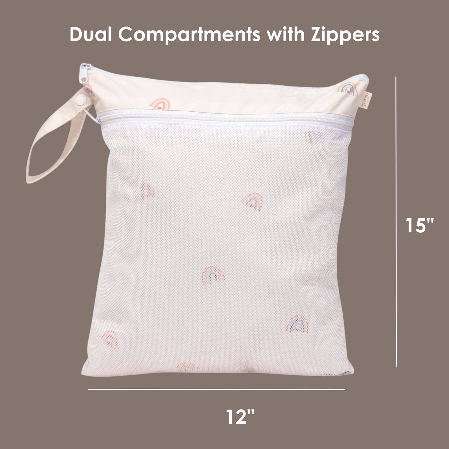 Wet/Dry Bag with Mesh Pocket