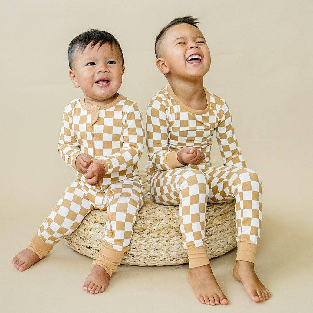 Golden Coast Check 2pc Pajama