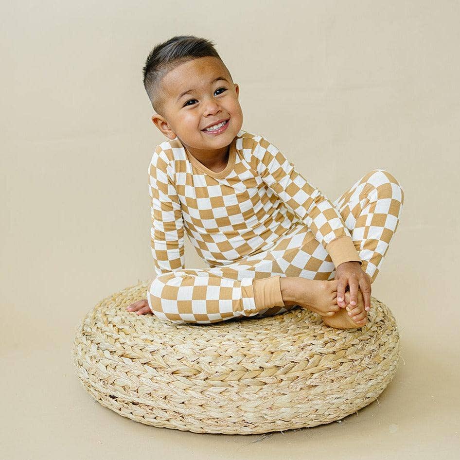 Golden Coast Check 2pc Pajama