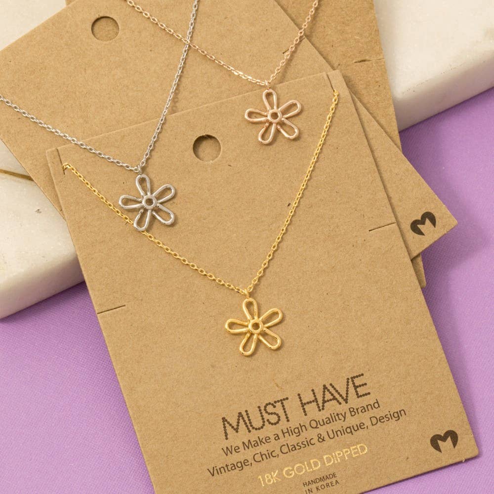 Flower Pendant Necklace