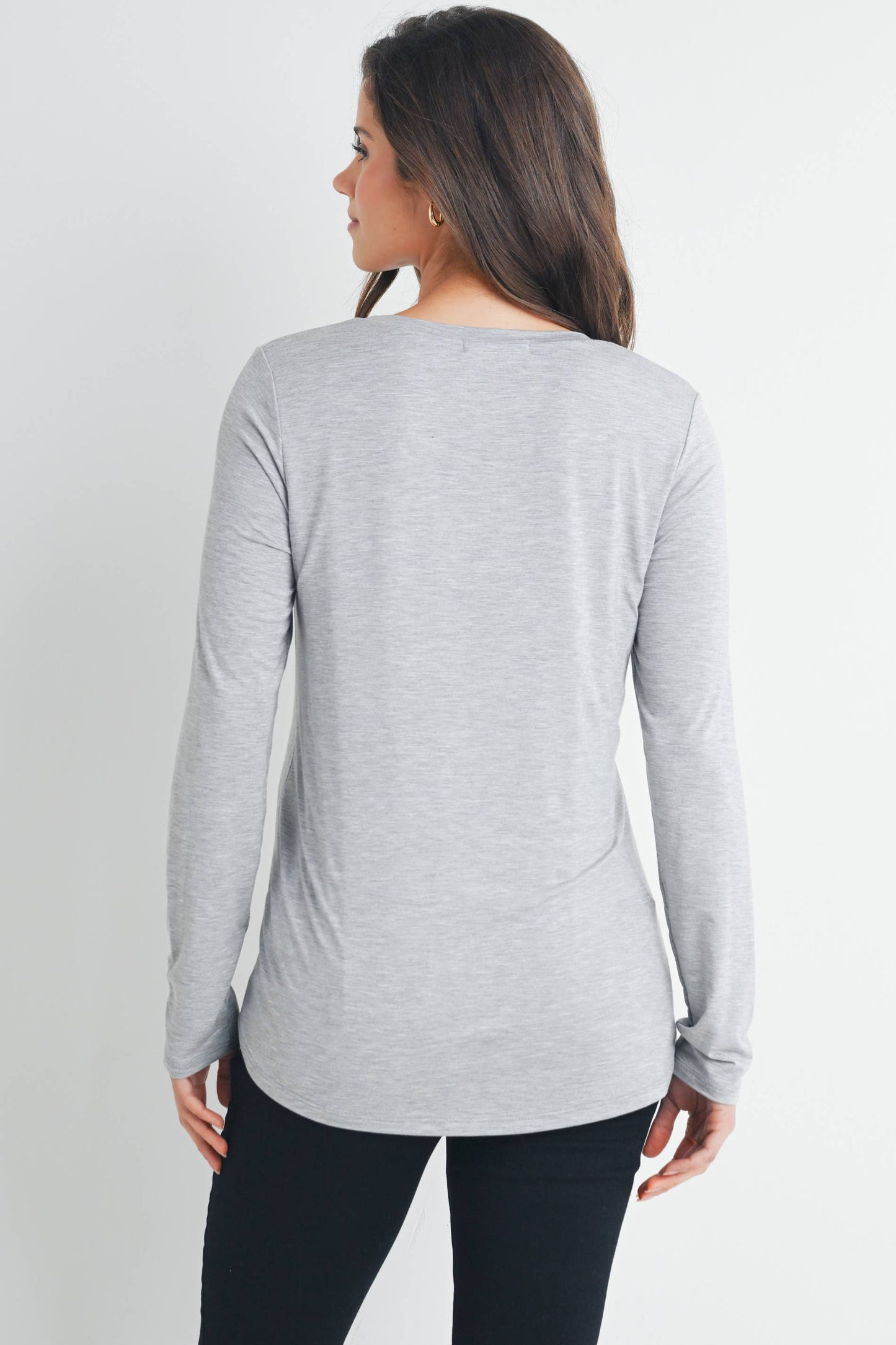 Long Sleeve Nursing/Maternity Top