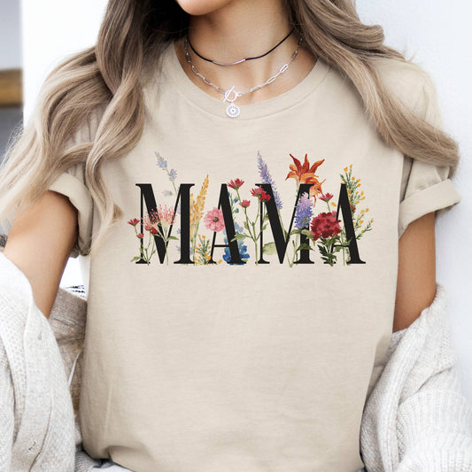 Mama Floral Graphic Tee
