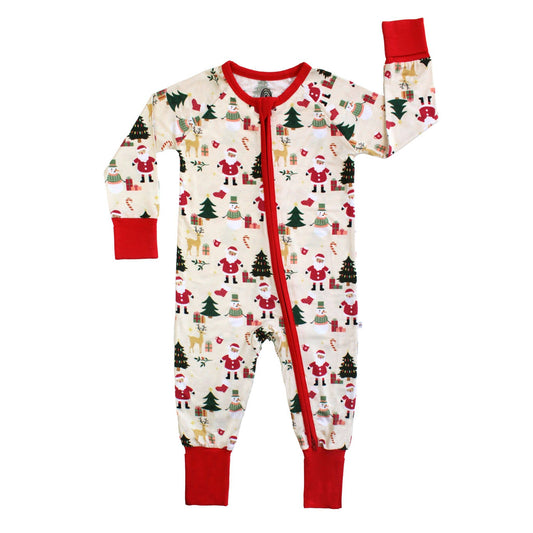 Christmas Bamboo Convertible Baby Pajama