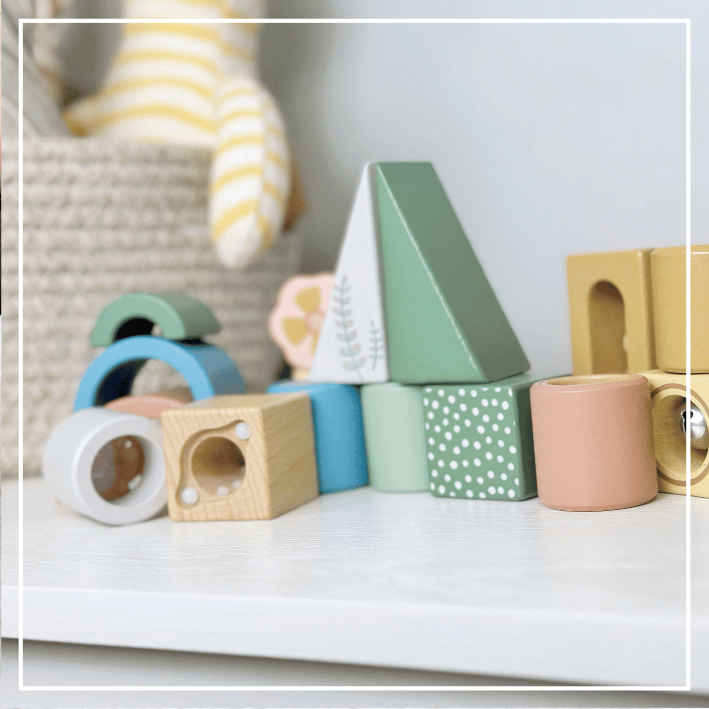 Wooden Activity Blocks 15pc
