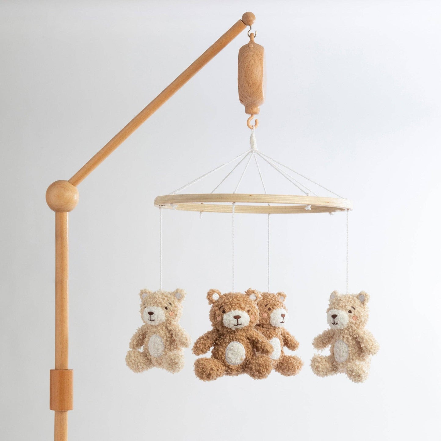 Musical Wooden Mobile - Cuddly Bear