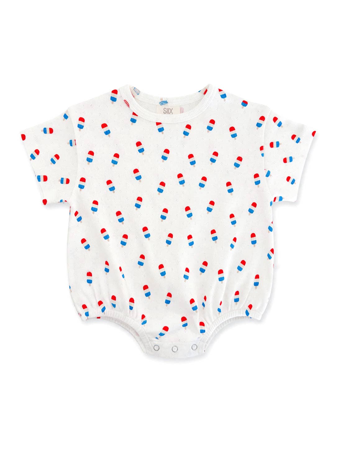Organic Pointelle T-Shirt Bubble / Popsicle