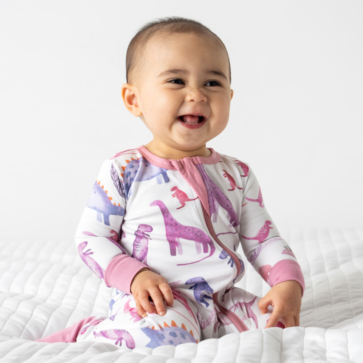 Bamboo Pajamas - Rosy Dinos