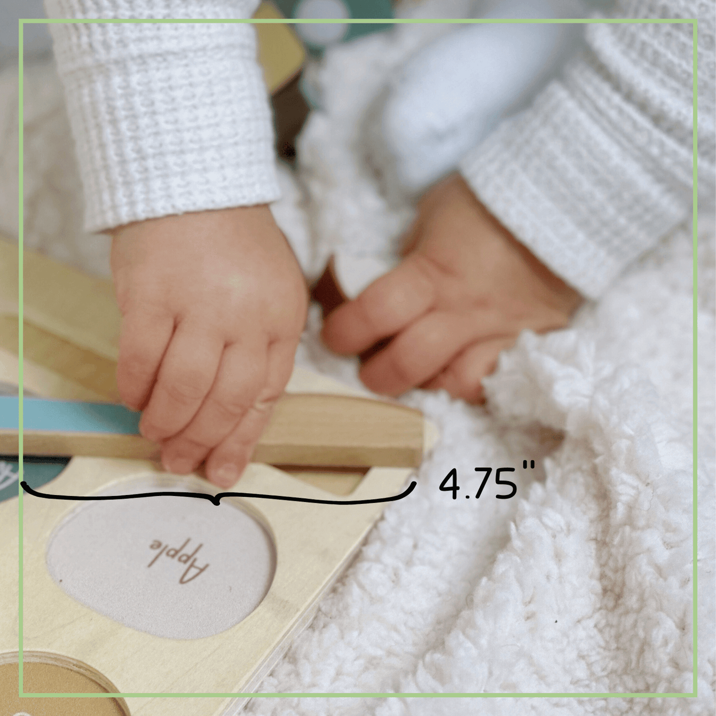 Wooden Fruit Cutting Puzzle