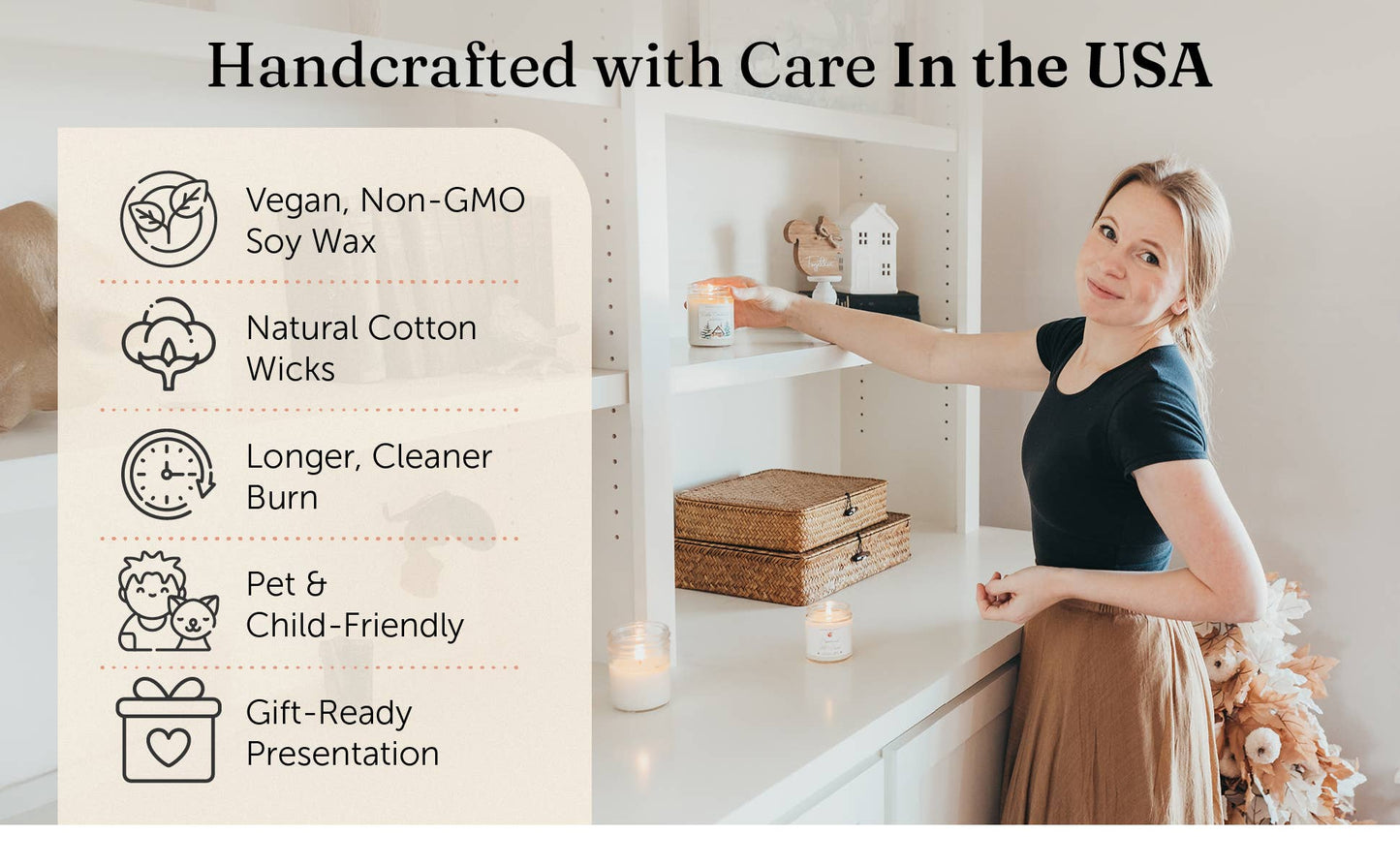 8oz Home is Where the Heart Is Soy Candle