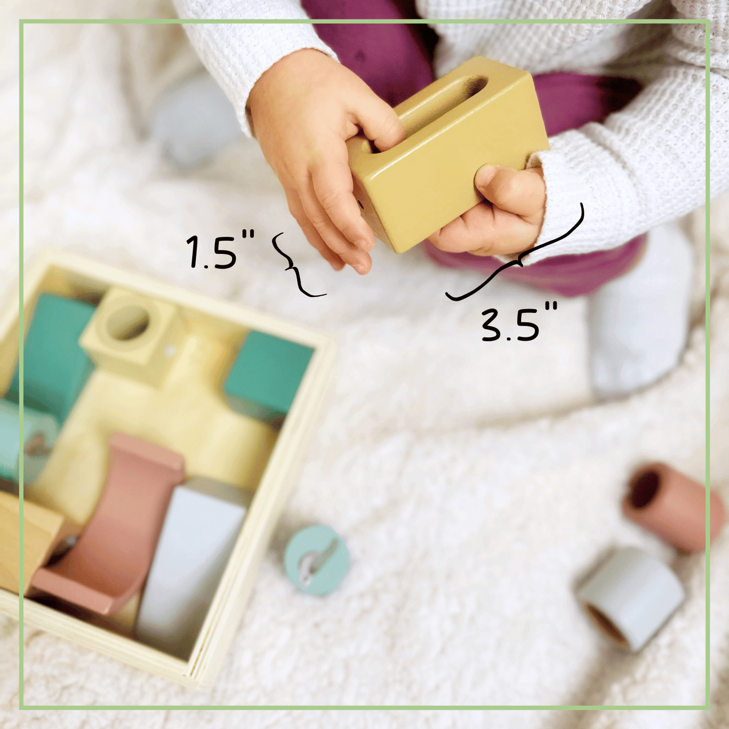 Wooden Activity Blocks 15pc