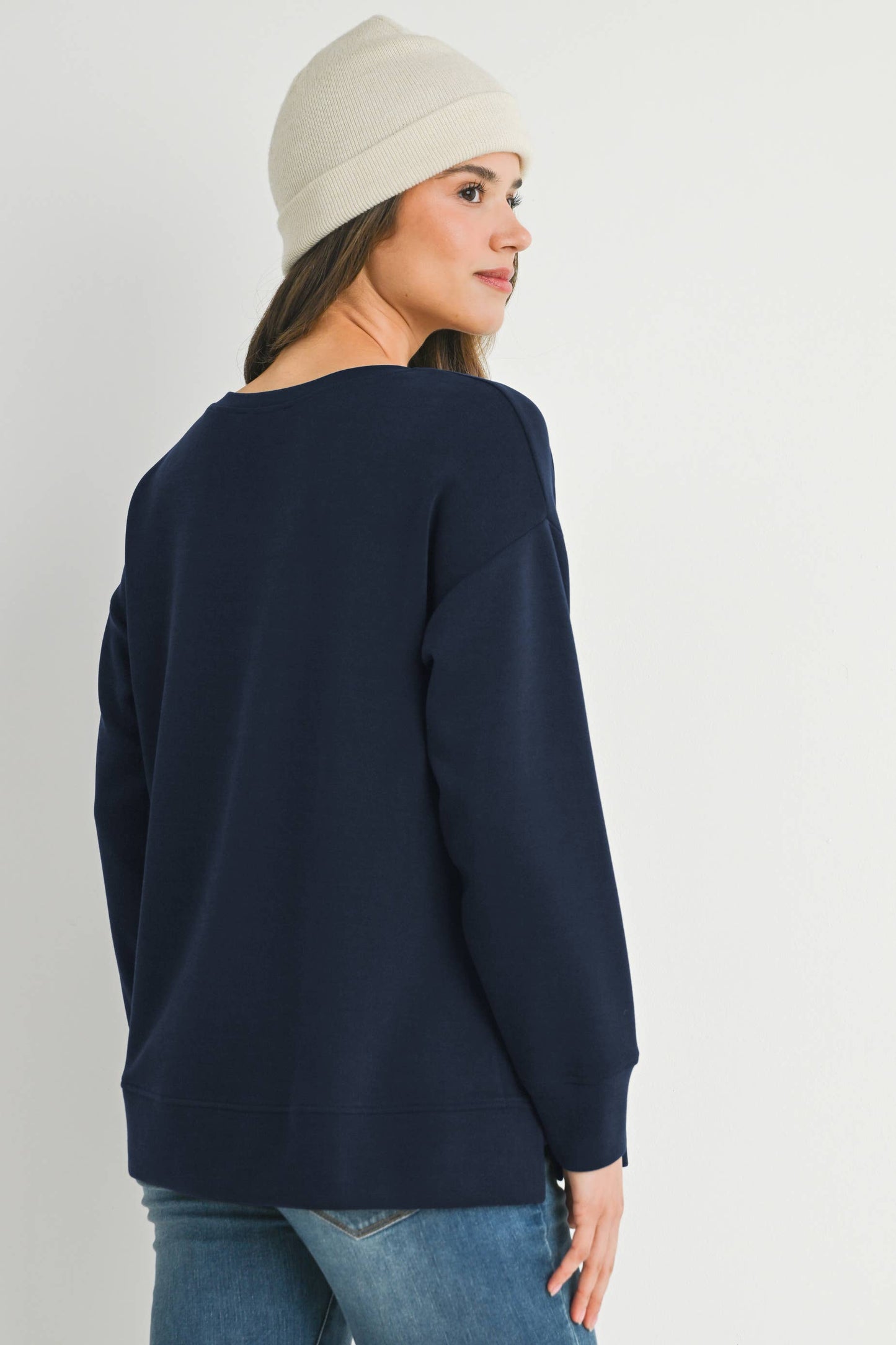 Crewneck Maternity Sweatshirt