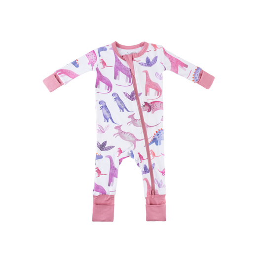 Bamboo Pajamas - Rosy Dinos