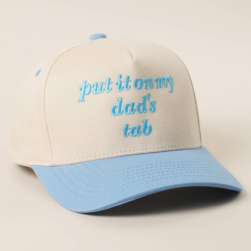 PUT IT ON MY DAD'S TAB KIDS Trucker Hat