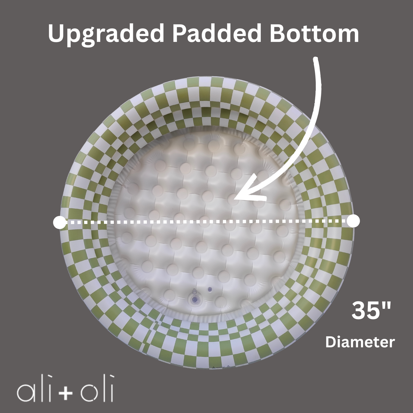 Ali+Oli Two-Ring Inflatable Kiddie Pool