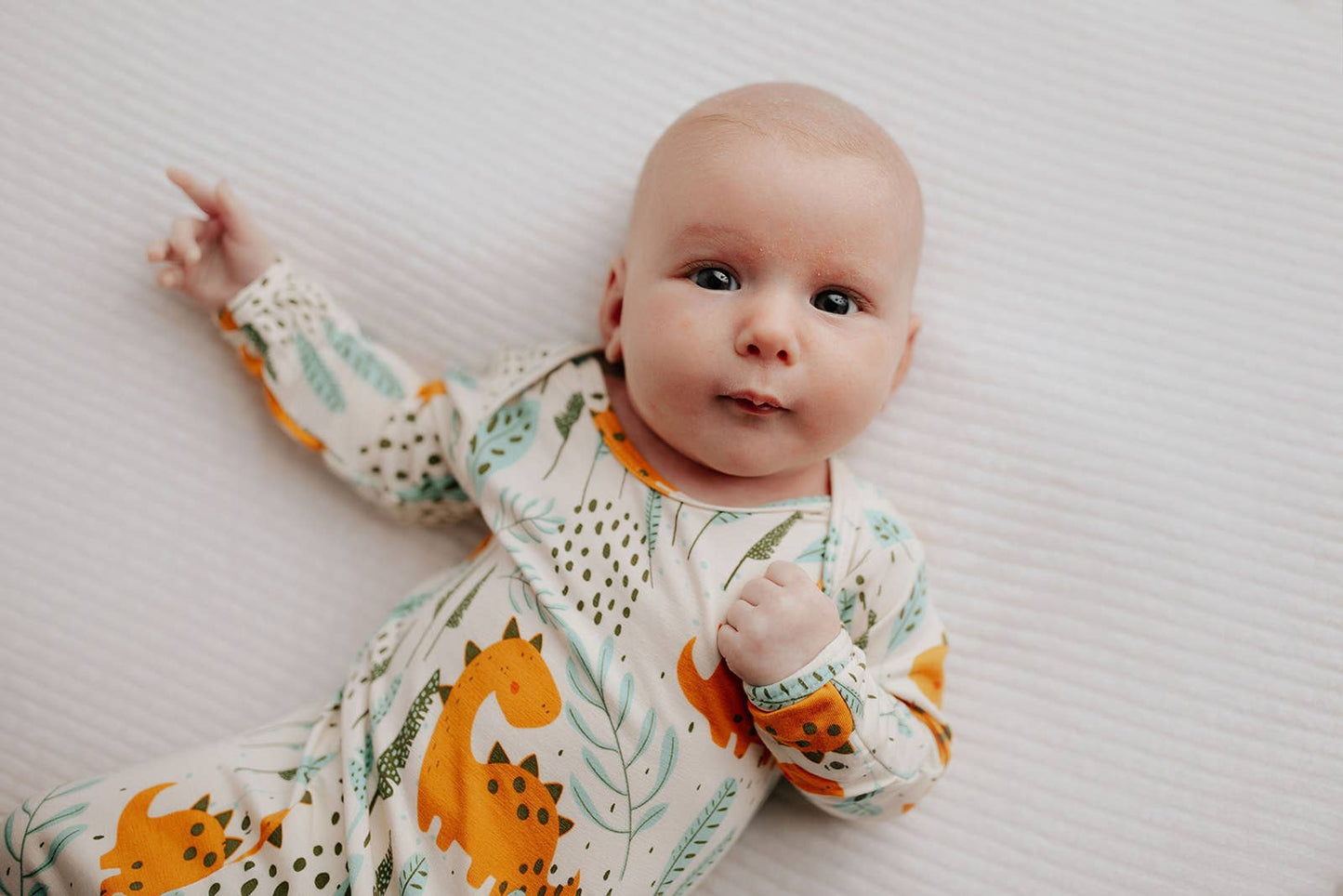 Dinosaur Print Knotted Gown