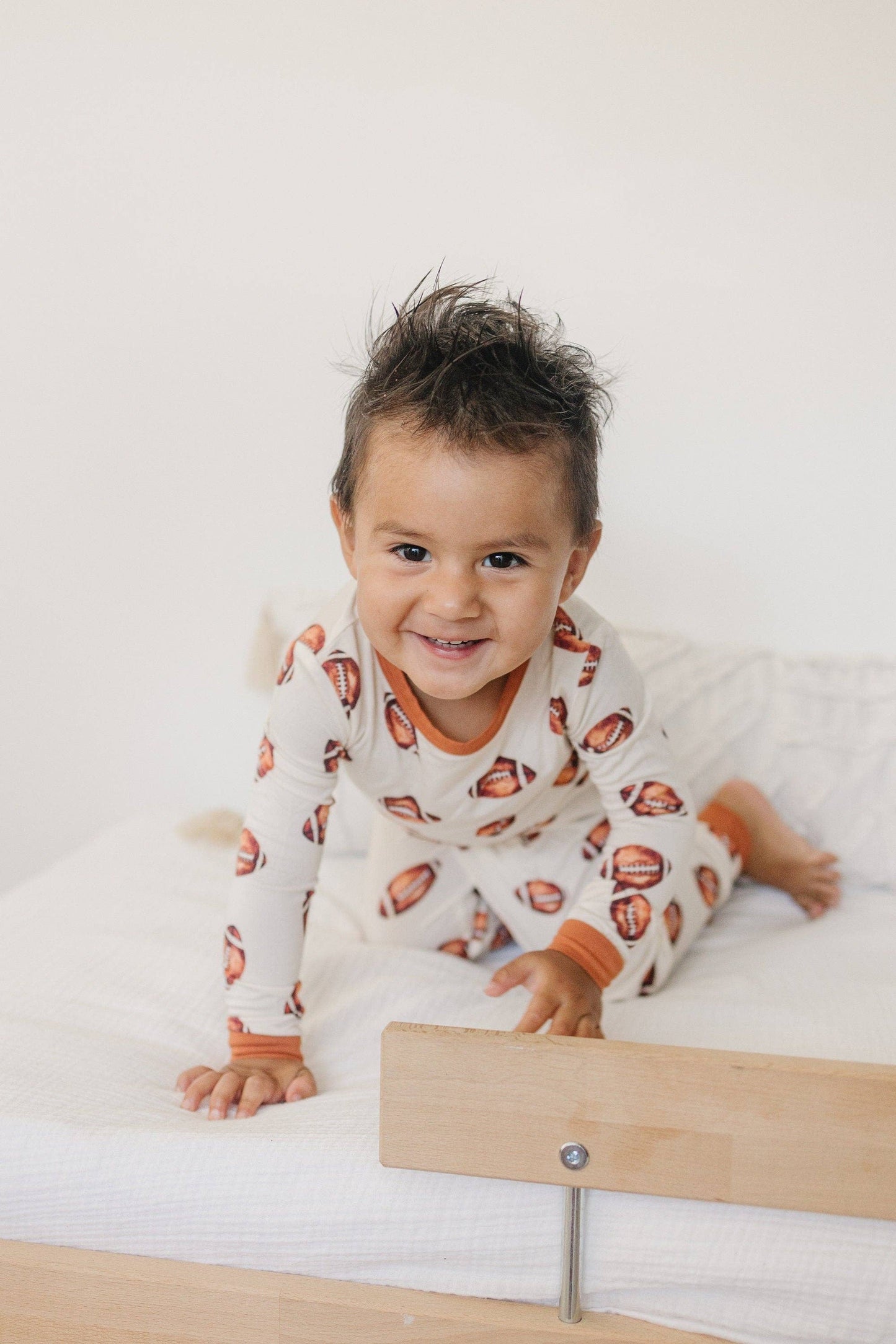 Football 2pc Bamboo Pajamas