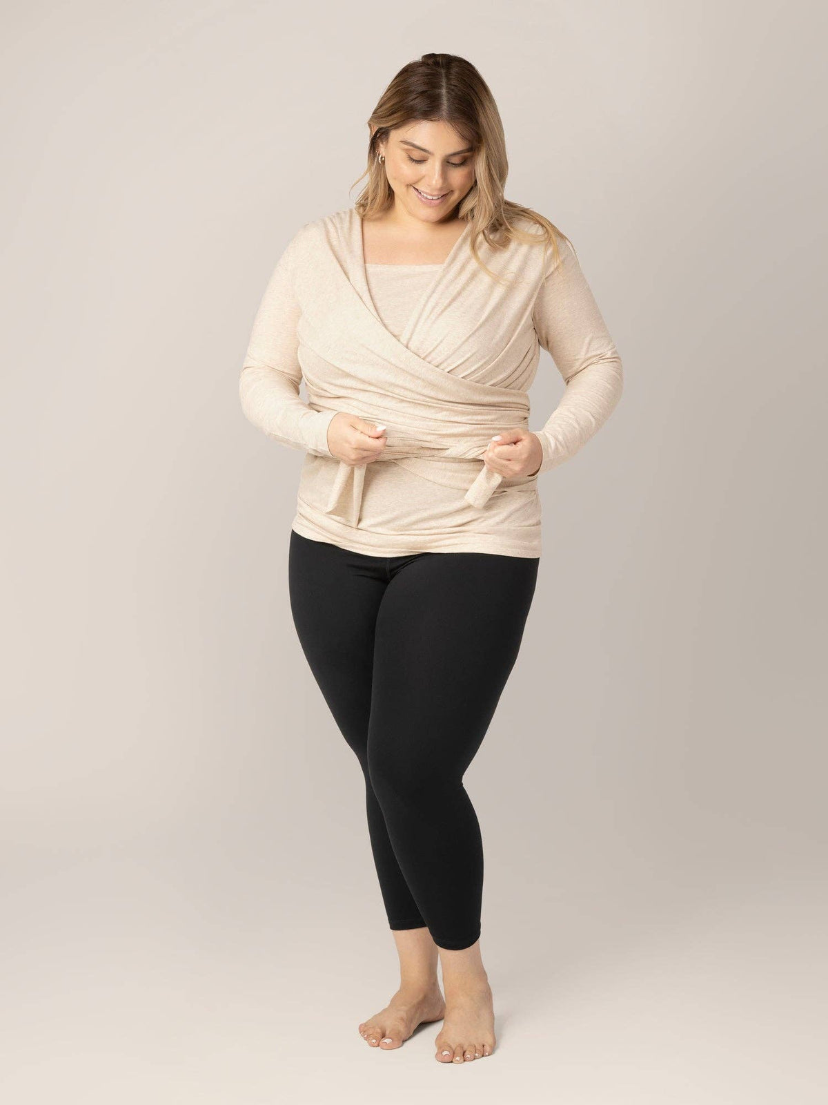 Organic Cotton Skin to Skin Long Sleeve Wrap Top