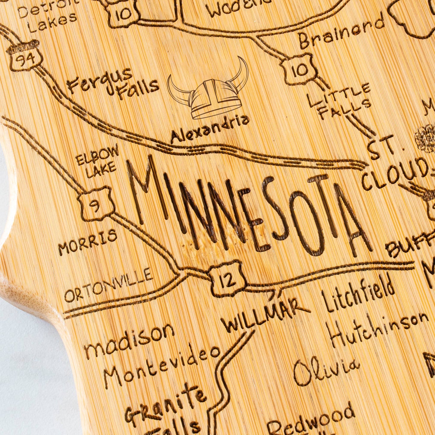 Destination Minnesota Cutting Board