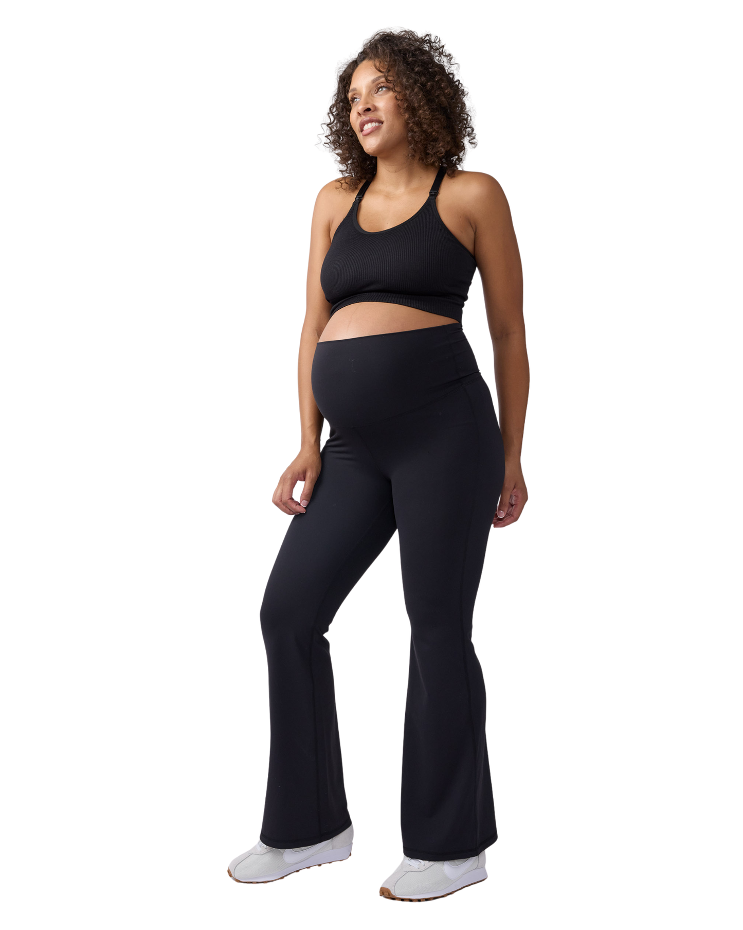 Everyday Maternity Fold Down Flare Legging