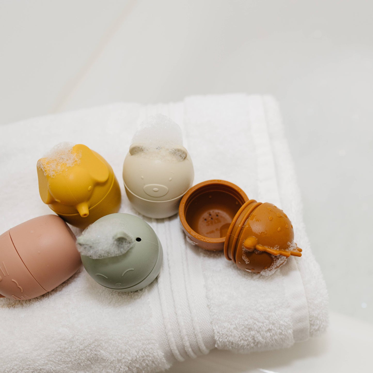 Silicone Bath Toy Set 