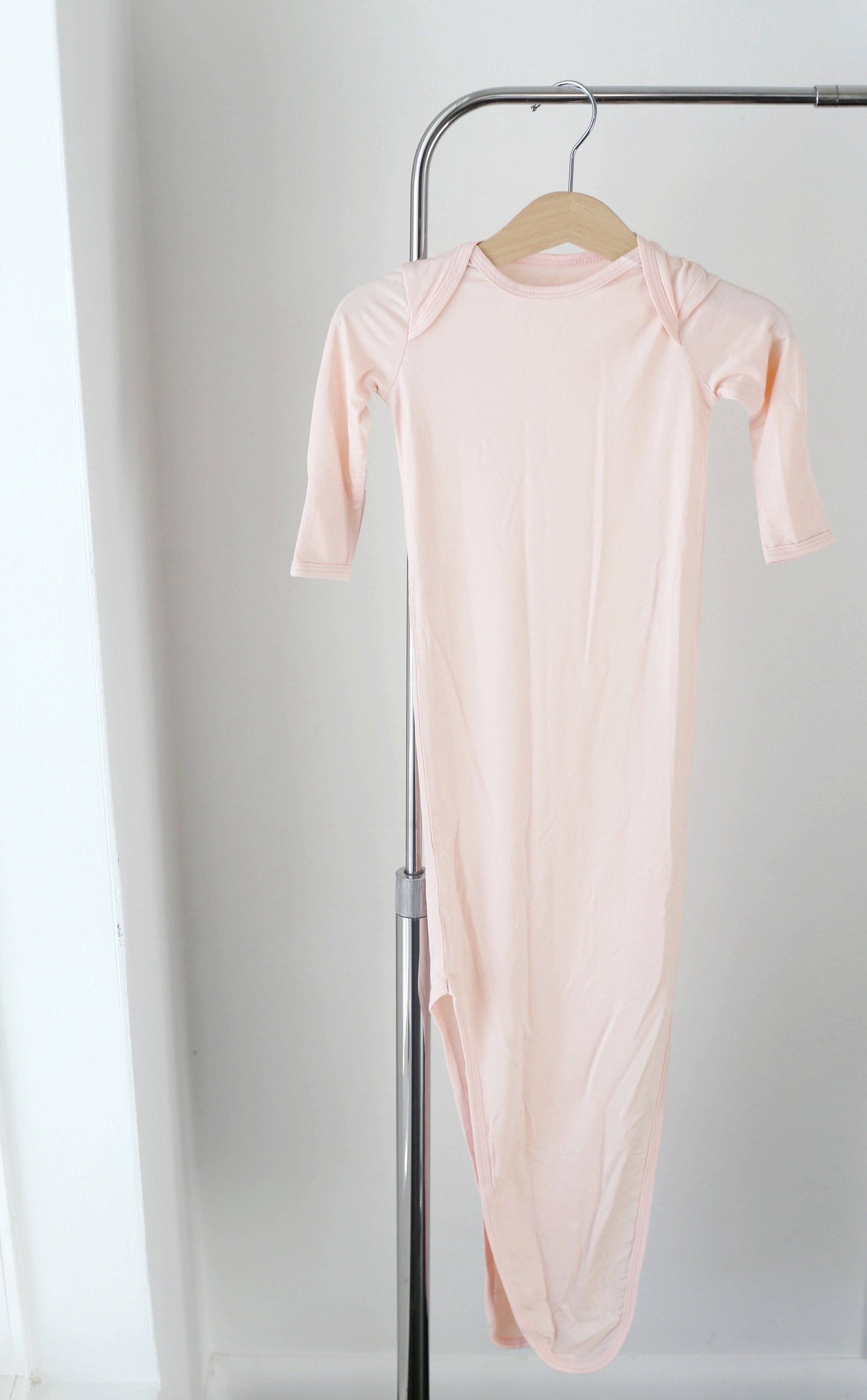 Bamboo Blush Pink Knotted Gown
