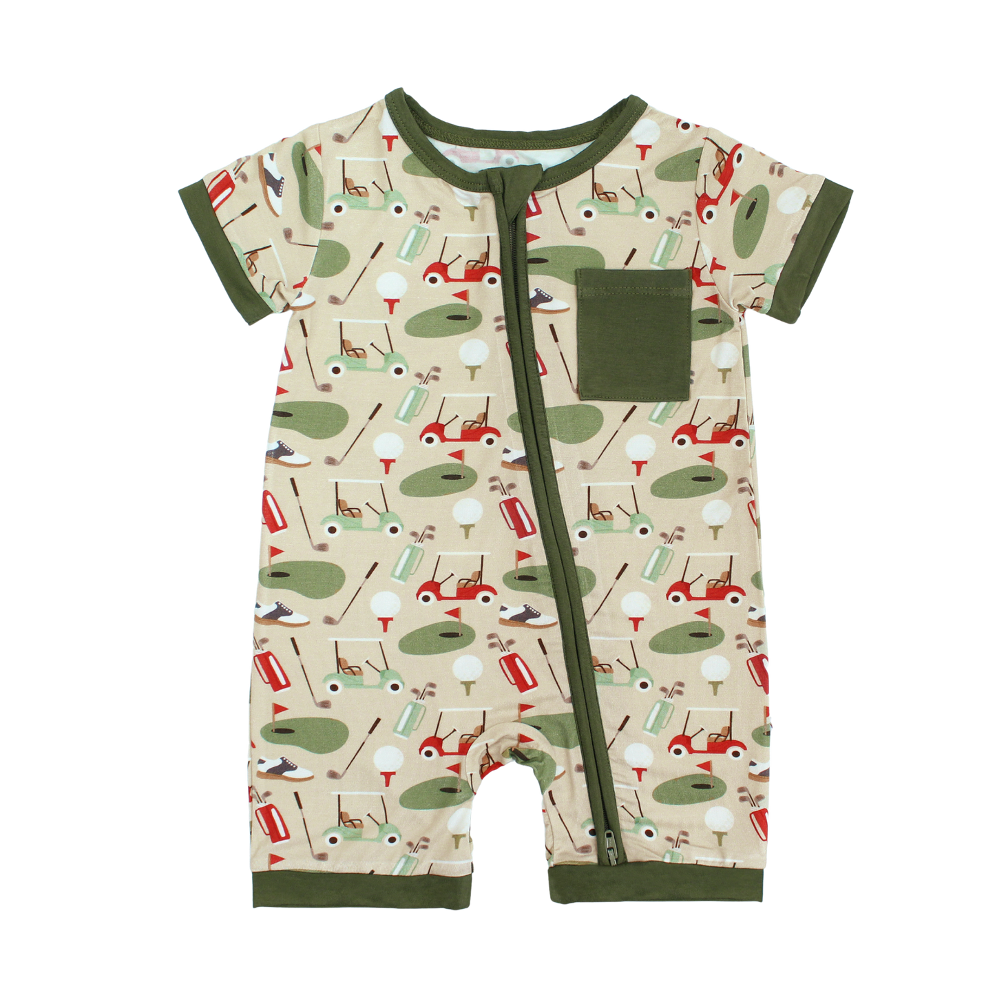 Tee Time Golf Bamboo Romper