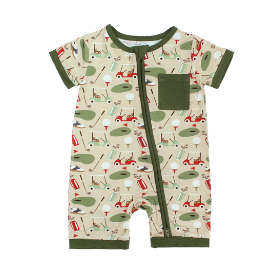 Tee Time Golf Bamboo Romper