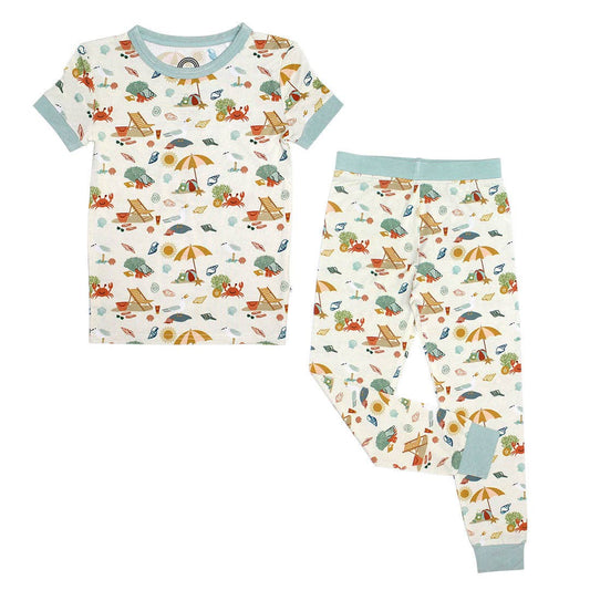 Beach Day Summer Bamboo Pajama Set