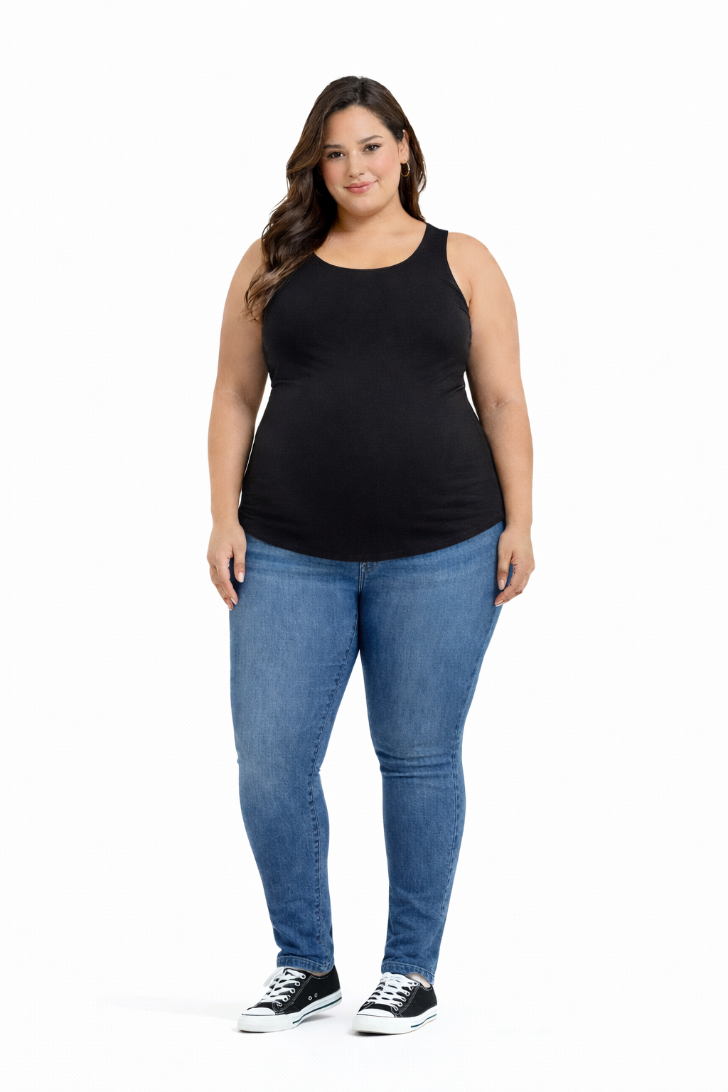 Plus Size Maternity 28" Skinny Ankle Jean in Summer
