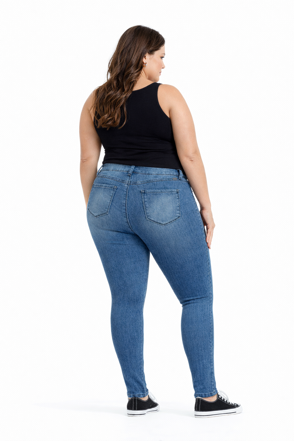 Plus Size Maternity 28" Skinny Ankle Jean in Summer