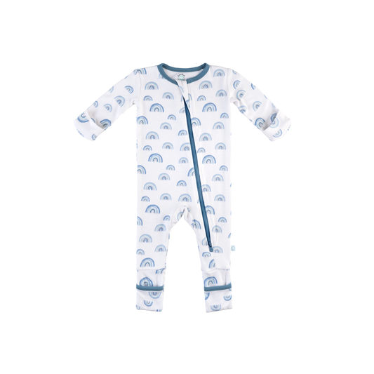 Bamboo Pajamas - Blue Rainbow