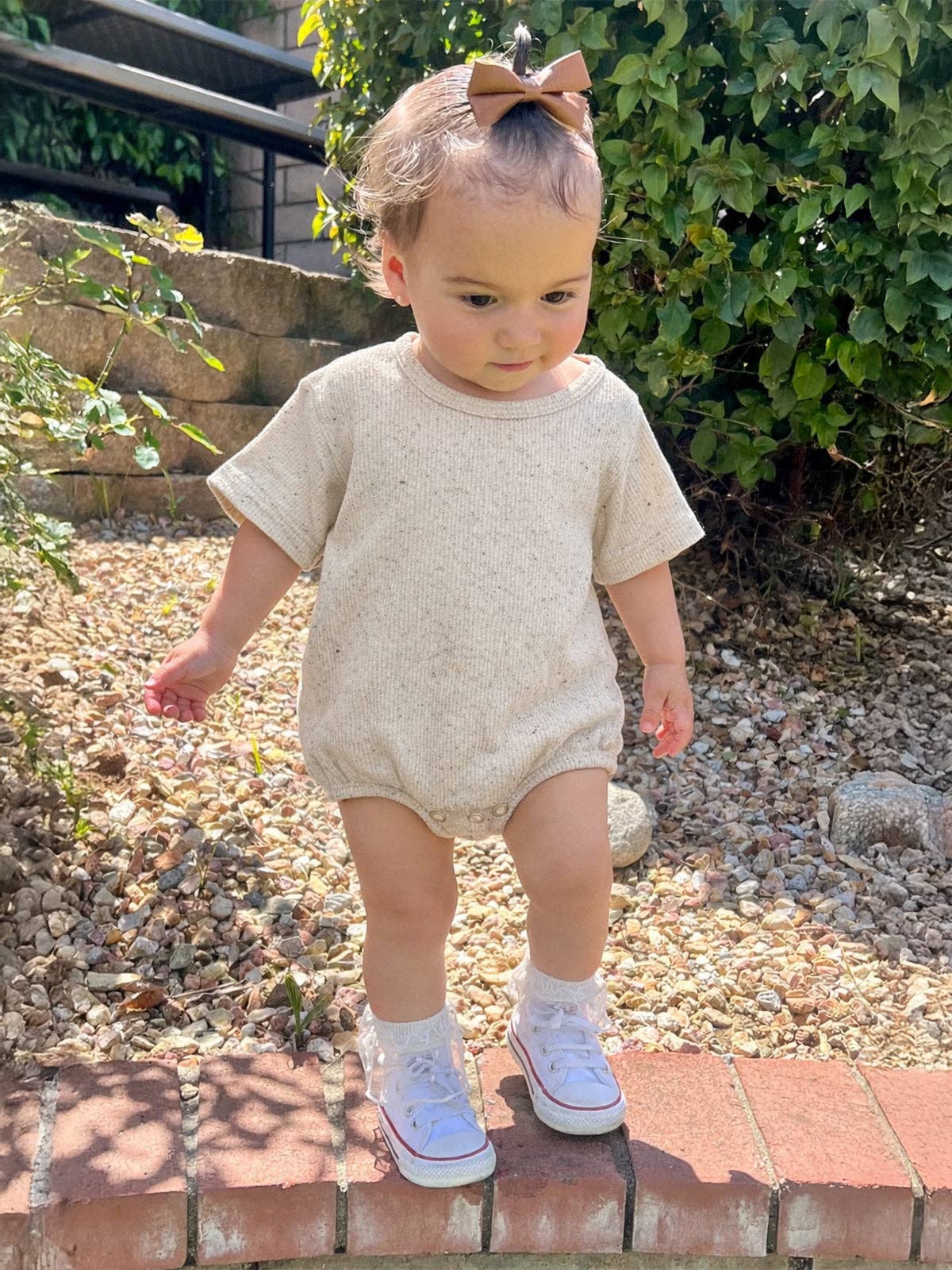 T-Shirt Bubble / Cream Speckle