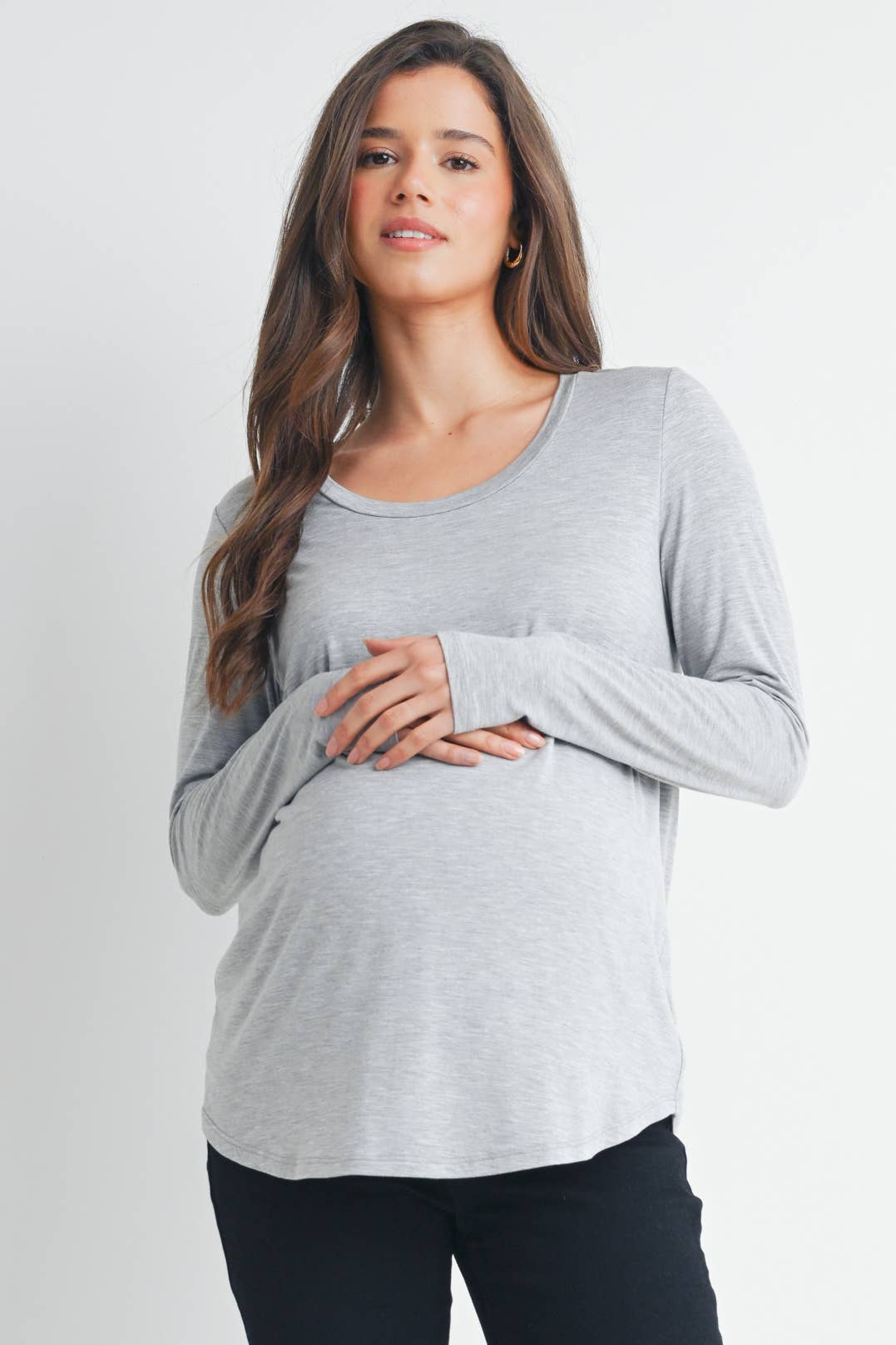 Long Sleeve Nursing/Maternity Top