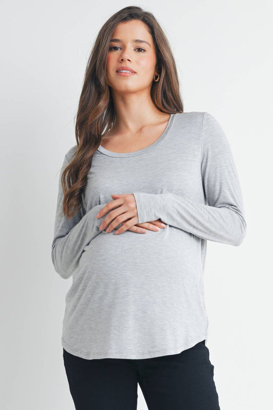 Long Sleeve Nursing/Maternity Top