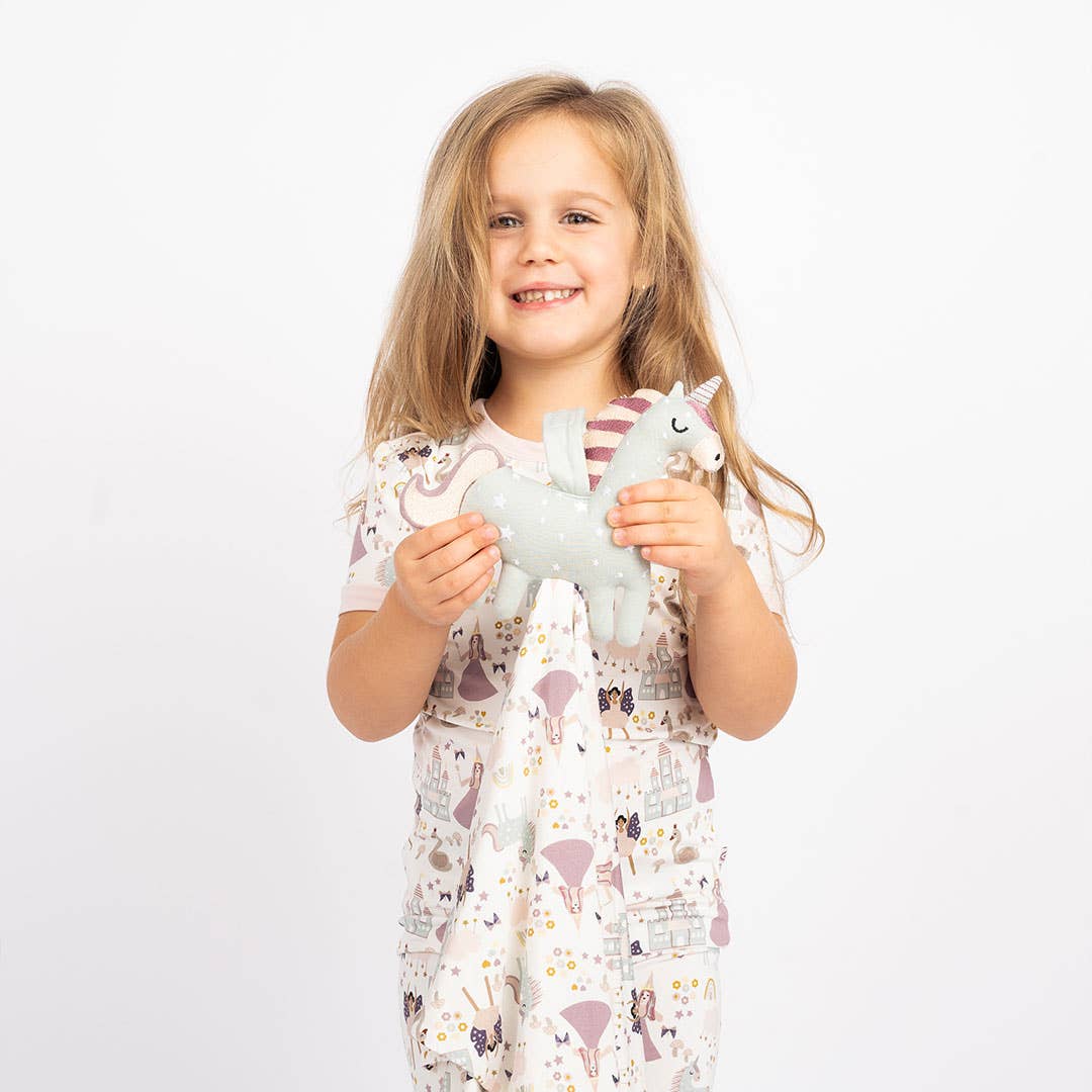 Unicorn Bamboo Baby Lovey