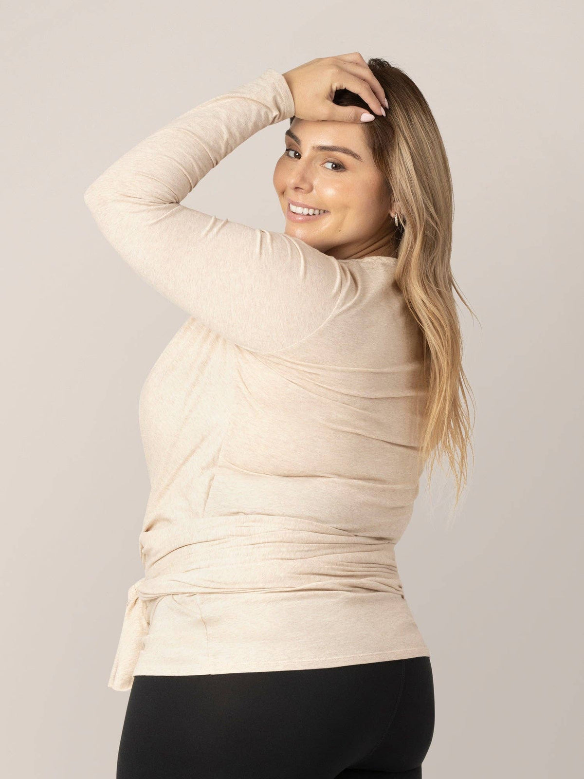 Organic Cotton Skin to Skin Long Sleeve Wrap Top