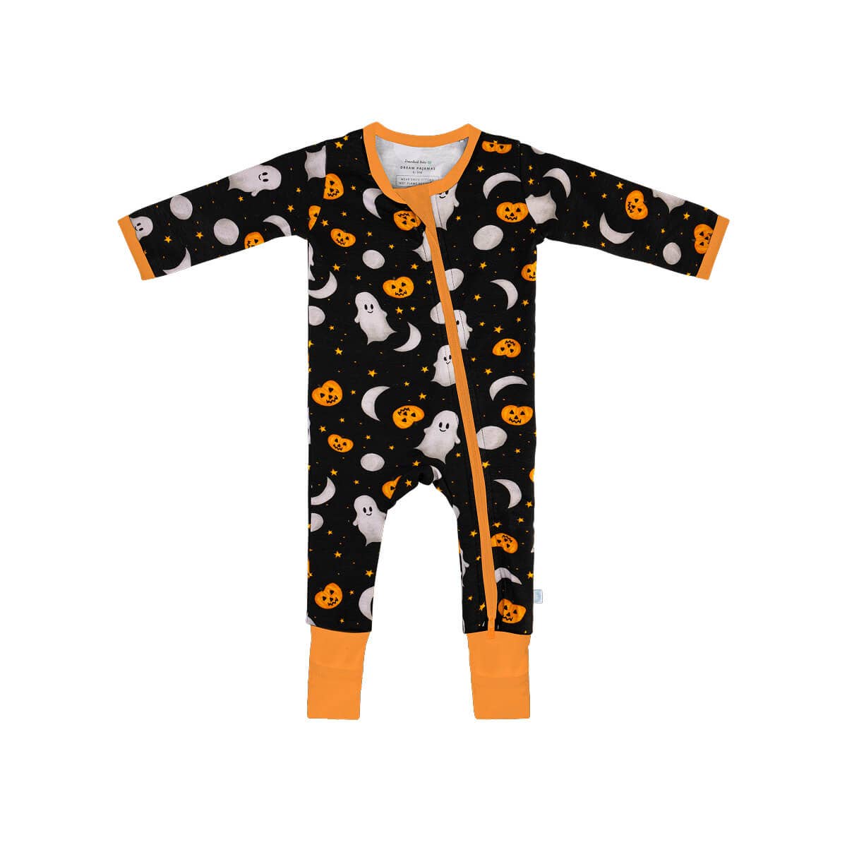 Baby Bamboo Pajamas w/ DreamCuffs® - Ghosts